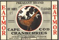 Pheasant Brand label